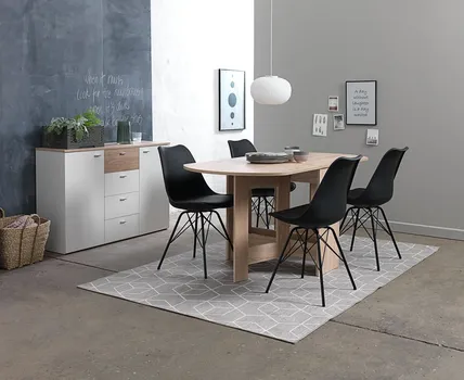 JYSK TRPEZARIJSKA STOLICA KLARUP CRNA UMJETNA KOŽA/CRNA (15 / 17)