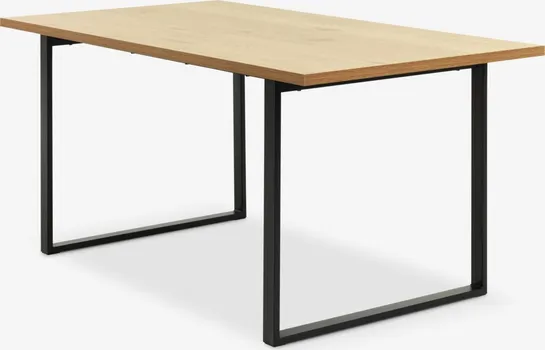 JYSK TRPEZARIJSKI STOL AABENRAA 90X160 BOJA HRASTA/CRNA (1 / 7)
