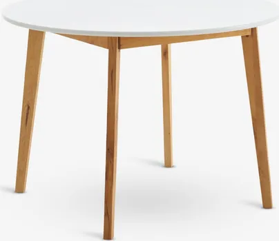 JYSK TRPEZARIJSKI STOL JEGIND Ø105 CM BIJELA/NATUR (1 / 7)
