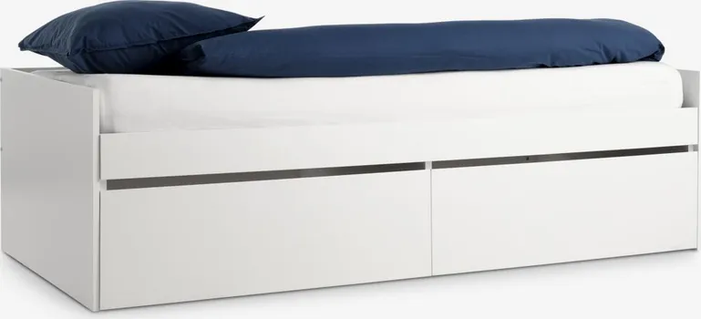 JYSK KREVET SA PROSTOROM ZA ODLAGANJE TANGBJERG 90/180X200 BIJELA (2 / 9)