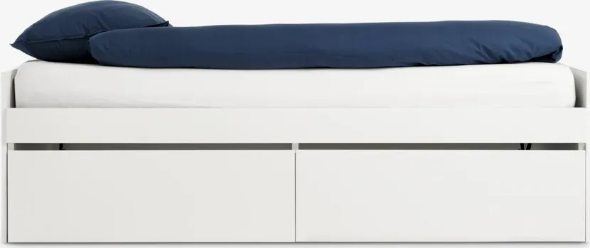 JYSK KREVET SA PROSTOROM ZA ODLAGANJE TANGBJERG 90/180X200 BIJELA (7 / 9)