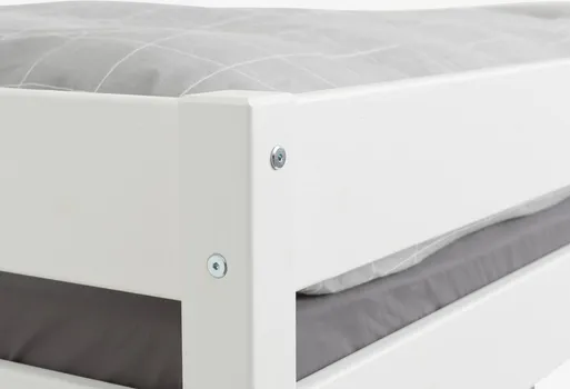 JYSK KREVET NA SPRAT VESTERVIG 2X90X200 SA LJESTVAMA BIJELA (3 / 5)
