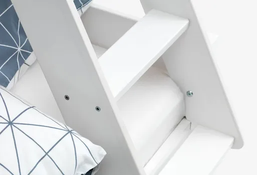 JYSK KREVET NA SPRAT VESTERVIG 80/120X200 SA LJESTVAMA BIJELA (3 / 4)