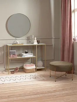 JYSK OGLEDALO MARSTAL Ø70CM ZLATNA (4 / 4)