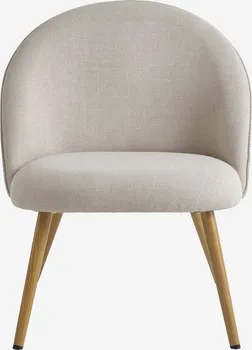 JYSK FOTELJA THORUP BEŽ TKANINA/BOJA HRASTA (9 / 12)