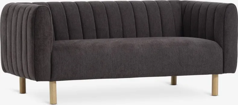 JYSK DUŽI DVOSJED MAGLEBY TAMNO SMEĐA TKANINA/BOJA HRASTA (1 / 7)