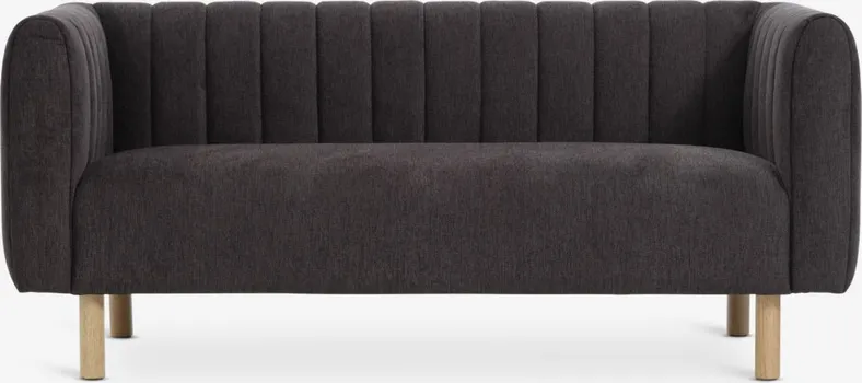 JYSK DUŽI DVOSJED MAGLEBY TAMNO SMEĐA TKANINA/BOJA HRASTA (4 / 7)