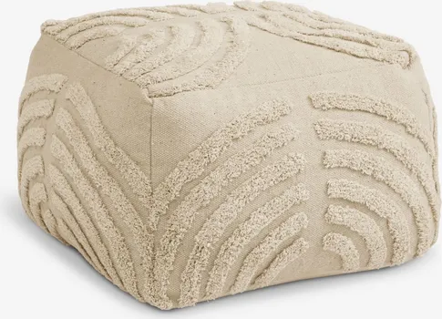 JYSK TABURE HYLKE 60X60 NATUR TKANINA (1 / 5)