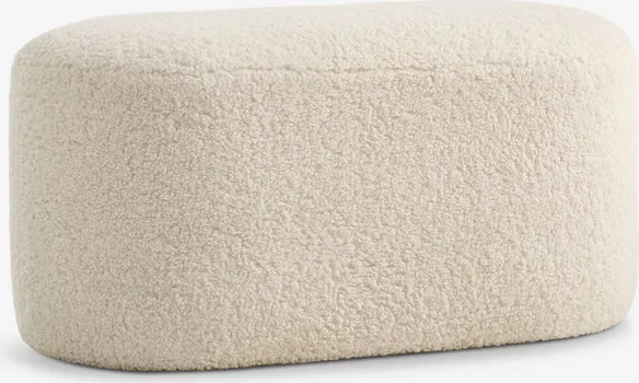 JYSK TABURE OREBO 84X45 PRLJAVO BIJELA TEDDY (2 / 9)