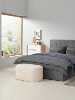 JYSK TABURE OREBO 84X45 PRLJAVO BIJELA TEDDY (2 / 5)