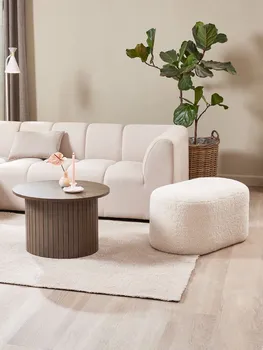 JYSK TABURE OREBO 84X45 PRLJAVO BIJELA TEDDY (5 / 5)