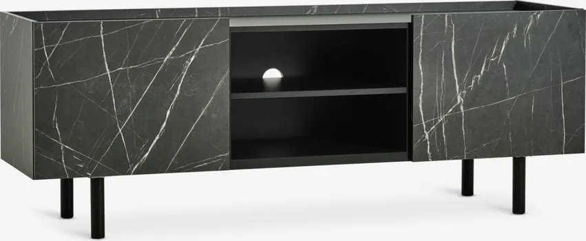 JYSK TV-STALAK KRONDAL 2 VRATA BOJA CRNOG MRAMORA (1 / 8)