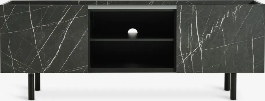 JYSK TV-STALAK KRONDAL 2 VRATA BOJA CRNOG MRAMORA (4 / 8)