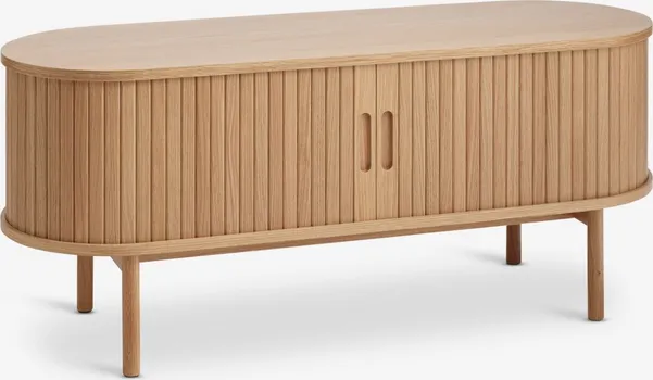 JYSK TV-STALAK LYNGVIG 120CM 2 ROLO VRATA NATUR HRAST (2 / 12)