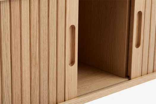 JYSK TV-STALAK LYNGVIG 120CM 2 ROLO VRATA NATUR HRAST (5 / 12)