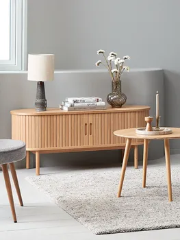 JYSK TV-STALAK LYNGVIG 120CM 2 ROLO VRATA NATUR HRAST (9 / 12)