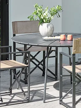 JYSK VRTNI STOL RANGSTRUP Ø130 CRNA/CRNA (2 / 6)