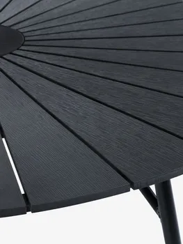 JYSK VRTNI STOL RANGSTRUP Ø130 CRNA/CRNA (6 / 6)