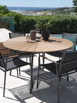 JYSK BAŠTENSKI STOL RANGSTRUP Ø130 NATUR/CRNA (4 / 13)