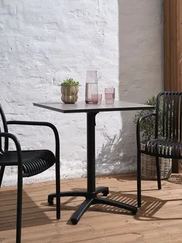 JYSK BISTRO STOL TIPMOSE Š70XD70 SIVA (2 / 8)