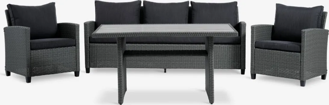 JYSK BAŠTENSKA GARNITURA THISE 5 OSOBA SIVA (4 / 7)