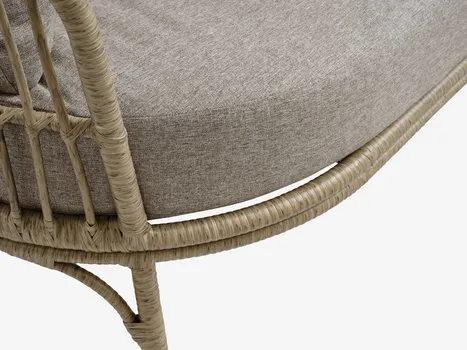 JYSK LOUNGE BAŠTENSKA GARNITURA ILLERUP 4,5 OS. NATUR (8 / 8)
