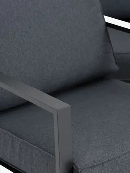 JYSK LOUNGE GARNITURA VONGE ZA 5 OSOBA BRZO SUŠENJE CRNA (9 / 9)