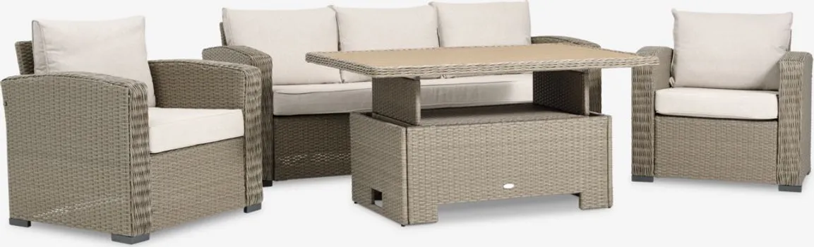 JYSK LOUNGE SET TAGMARK 5 PERS. NATURAL (5 / 9)