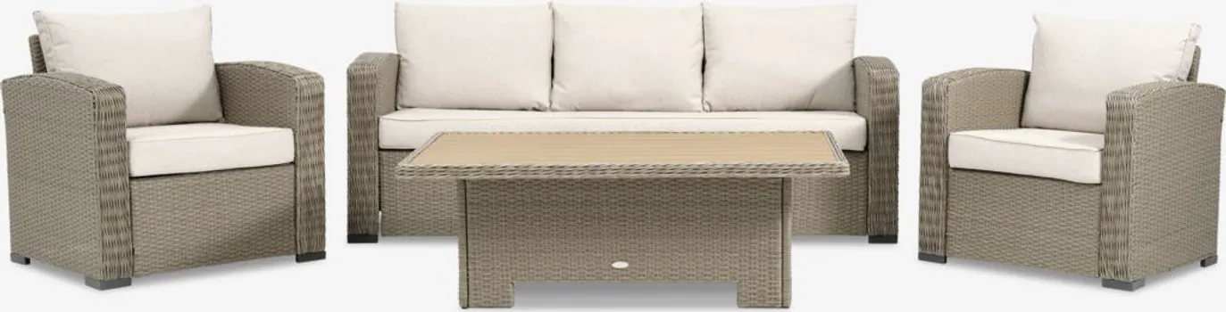 JYSK LOUNGE SET TAGMARK 5 PERS. NATURAL (7 / 9)