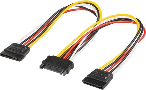 PC Y KABL ZA NAPAJANJE/ADAPTER, SATA 1X MUŠKI DO 2X ŽENSKI (1 / 1)