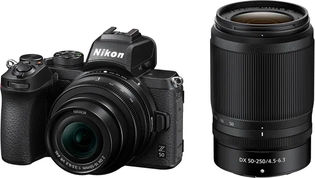 NIKON Z50 II TWO LENS KIT - NIKKOR Z DX 16-50MM + NIKKOR Z DX 50-250MM (10 / 10)