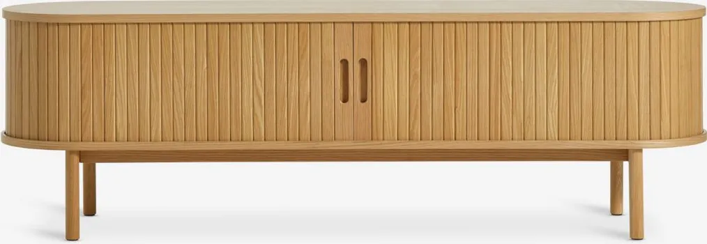 JYSK TV-STALAK LYNGVIG 160CM 2 ROLO VRATA NATUR HRAST (5 / 8)