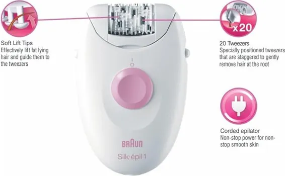 BRAUN EPILATOR SE1-000, SILK-EPIL 1 (2 / 5)