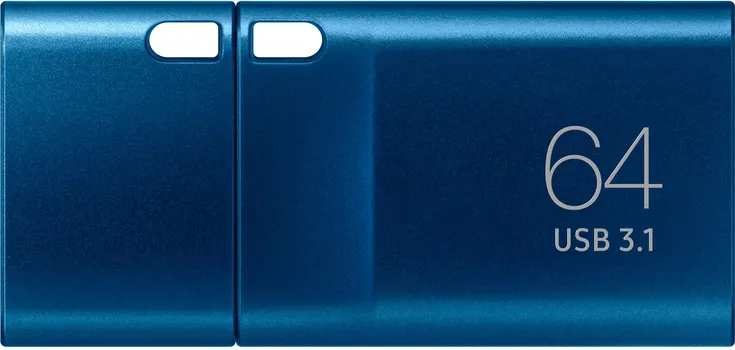 SAMSUNG USB 64GB / USB TYPE-C / 300 MB/S / 110 MB/S / BLUE (1 / 8)