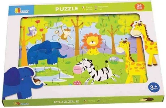 DRVENE PUZZLE 24 KOM - SAFARI (1 / 1)