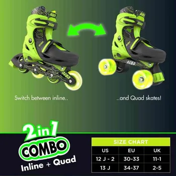 NEON COMBO ROLERI 34-37 ZELENI (4 / 6)