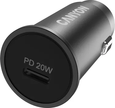 CANYON CAR CHARGER C-20 PD 20W USB-C BLACK (4 / 5)