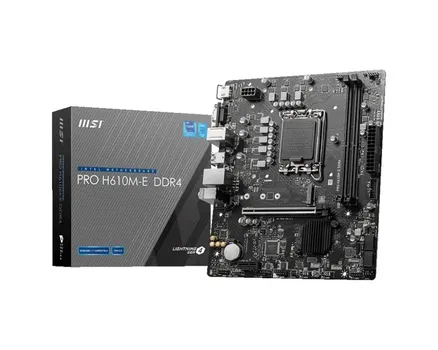 MSI PRO H610M-E DDR4, MICRO-ATX, SOCKET 1700, DUAL (3 / 6)