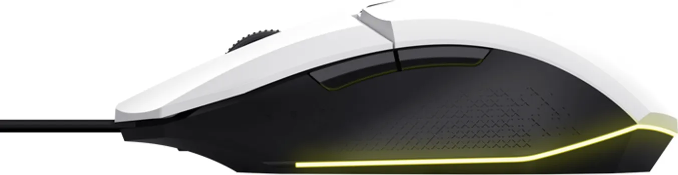 TRUST GXT109B FELOX GAMINIG MIŠ BEŽIČNI BIJELI POVEZIVANJE : BEŽIČNO (2.4 GHZ USB PRIJEMNIK), PUNJIVA BATERIJA REZOLUCIJA : PODESIVA, 800–4800 DPI SENZOR : OPTIČKI BROJ TIPKI : 6 (13 / 31)