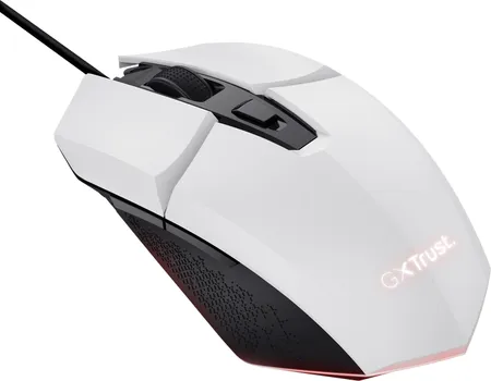 TRUST GXT109B FELOX GAMINIG MIŠ BEŽIČNI BIJELI POVEZIVANJE : BEŽIČNO (2.4 GHZ USB PRIJEMNIK), PUNJIVA BATERIJA REZOLUCIJA : PODESIVA, 800–4800 DPI SENZOR : OPTIČKI BROJ TIPKI : 6 (24 / 31)