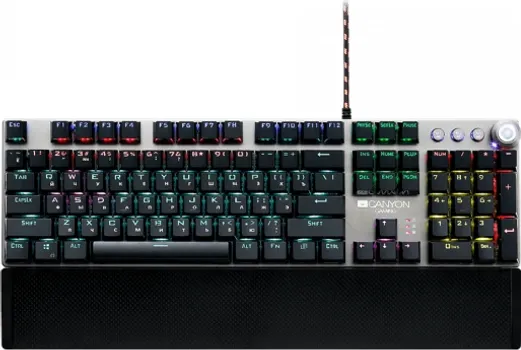 CANYON KEYBOARD NIGHTFALL GK-7 RGB US WIRED DARK G (5 / 11)