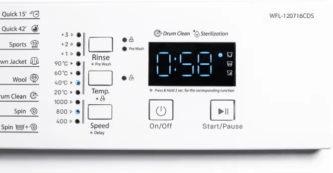 VIVAX WFL-120716CDS [7KG / 1200 RPM / 16 PROGRAMS / SLIM MODEL] (14 / 14)