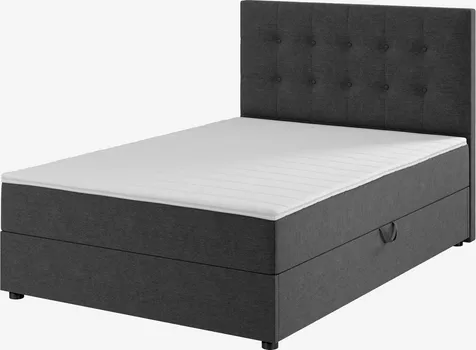 JYSK BOXSPRING KREVET 140X200CM SKOLLA STORAGE PC40 SIVA-40 (4 / 4)