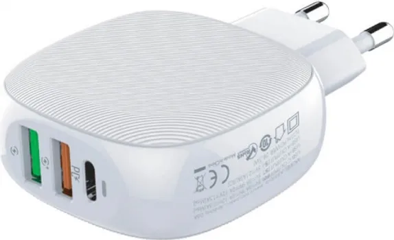MOYE VOLTAIC USB CHARGER PD TYPE-C QC 3.0 28.5W WHITE (1 / 1)