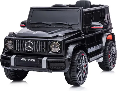 CHIPOLINO AUTO NA AKUMULATOR MERCEDES G63 AMG BLACK, EVA WHEELS, LEATHER SEAT EL (4 / 10)