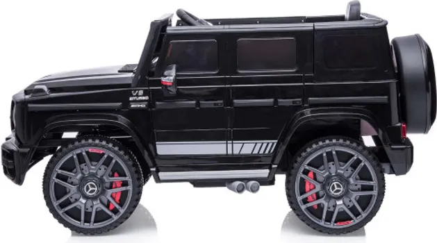 CHIPOLINO AUTO NA AKUMULATOR MERCEDES G63 AMG BLACK, EVA WHEELS, LEATHER SEAT EL (5 / 10)