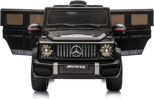 CHIPOLINO AUTO NA AKUMULATOR MERCEDES G63 AMG BLACK, EVA WHEELS, LEATHER SEAT EL (7 / 10)