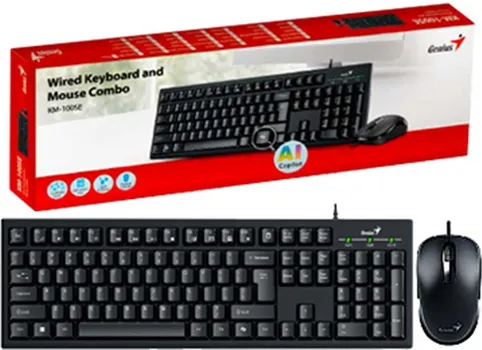 GENIUS KM-100SE KOMPLET TASTATURA + MIŠ │ 12 MULTIMEDIJALNIH TASTERA │ OPTIČKI MIŠ 1200 DPI │ USB PLUG & PLAY │ JEZIK TASTATURE: YU (2 / 7)
