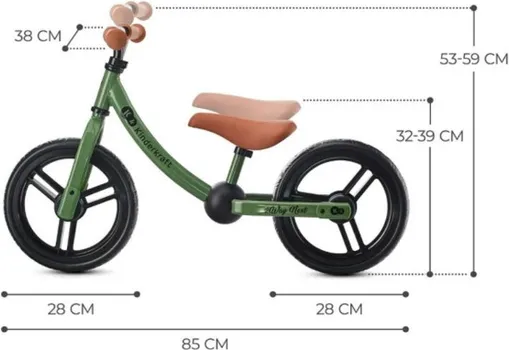 KINDERKRAFT BICIKL 2WAY NEXT LIGHT GREEN 38946 (3 / 9)