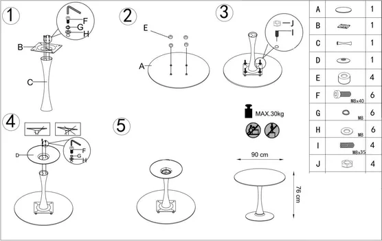 SAGA STO 9590054 Ø90 OKRUGLI (12 / 12)